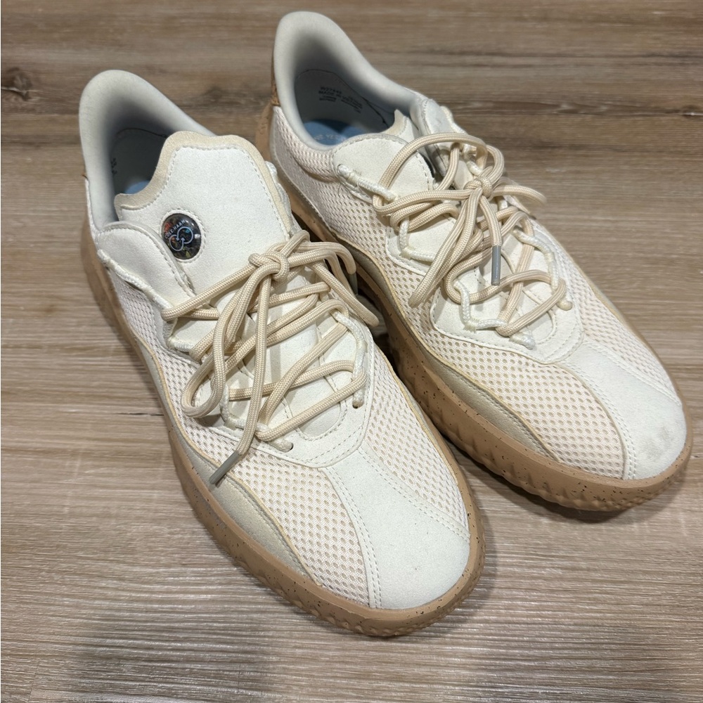 Cole Haan Cream and Tan Sneakers